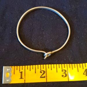 Silver Hook & Eye Bracelet